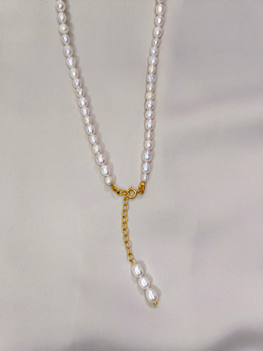PFW023- Everyday Elara drop Pearl Necklace