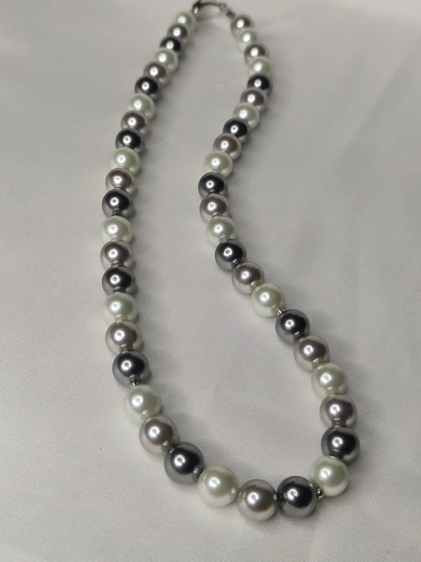 PSP004 Pestle green beauty pearl necklace set