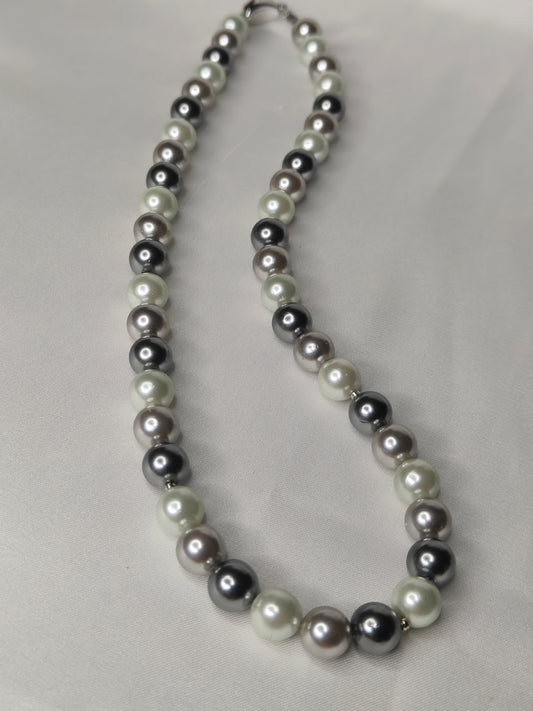 PSP004	Pestle green beauty pearl necklace set