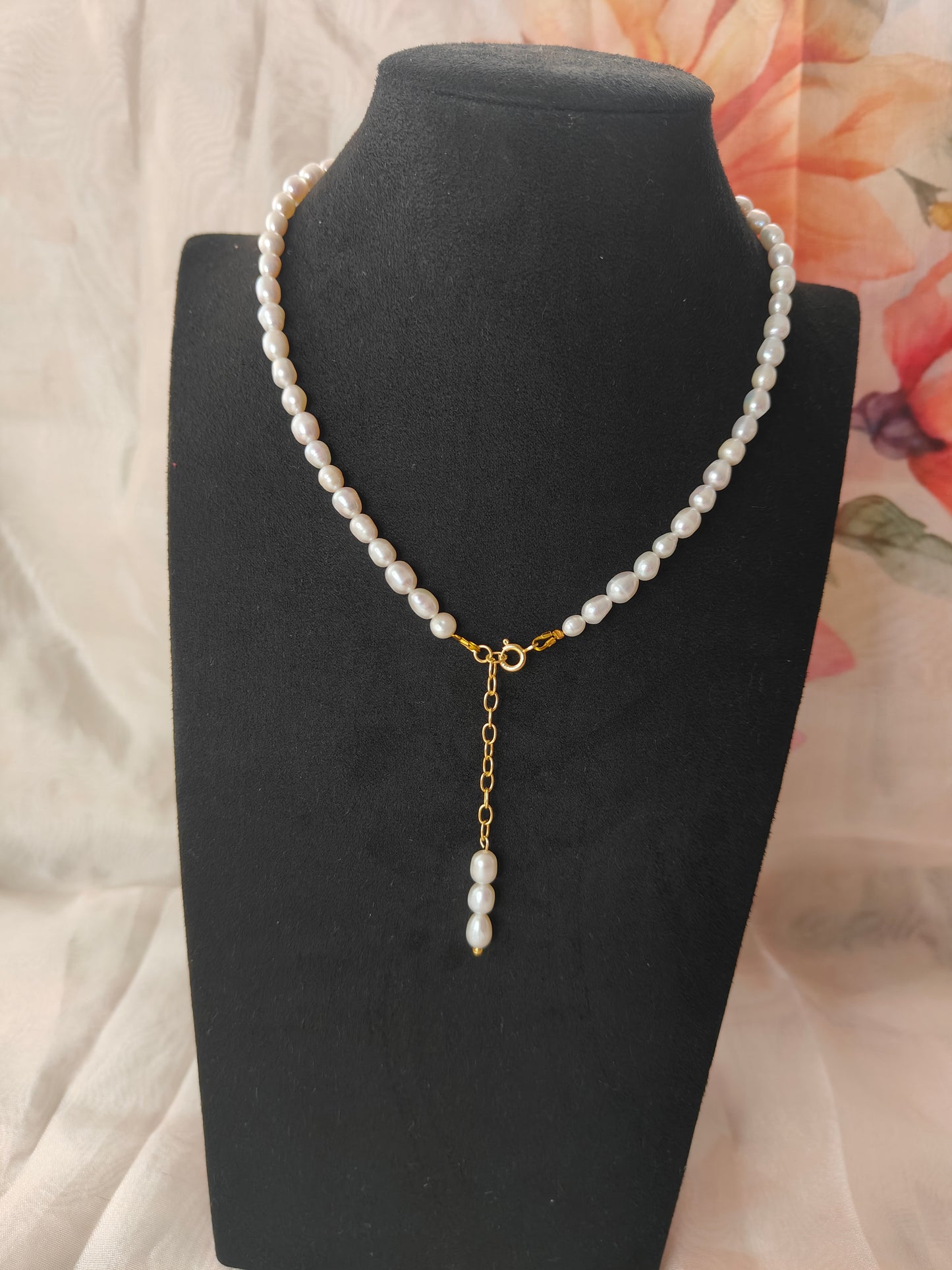 PFW023- Everyday Elara drop Pearl Necklace